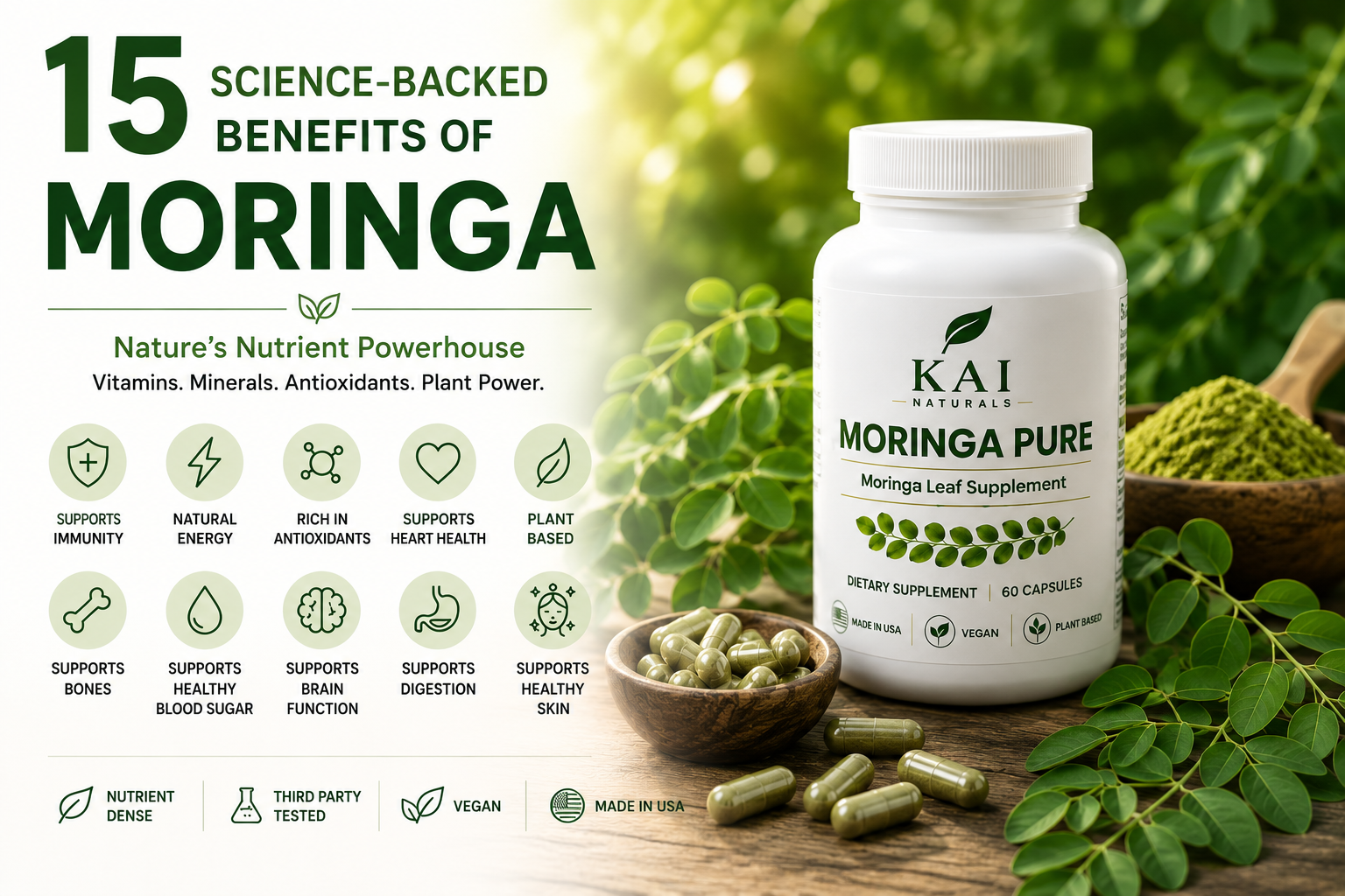 What Are the Benefits of Moringa? 15 Science-Backed Benefits Explained
